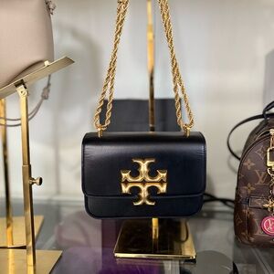 SOLD 
Tory Burch Eleanor Black and Gold Bag